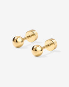 Big Sphere Screw Back Stud