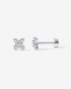 Tiny Flower Screw Back Stud
