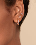 Tiny Flower Screw Back Stud