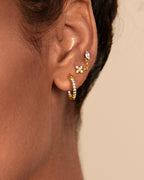Tiny Flower Screw Back Stud