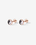 Yin Yang Screw Back Studs