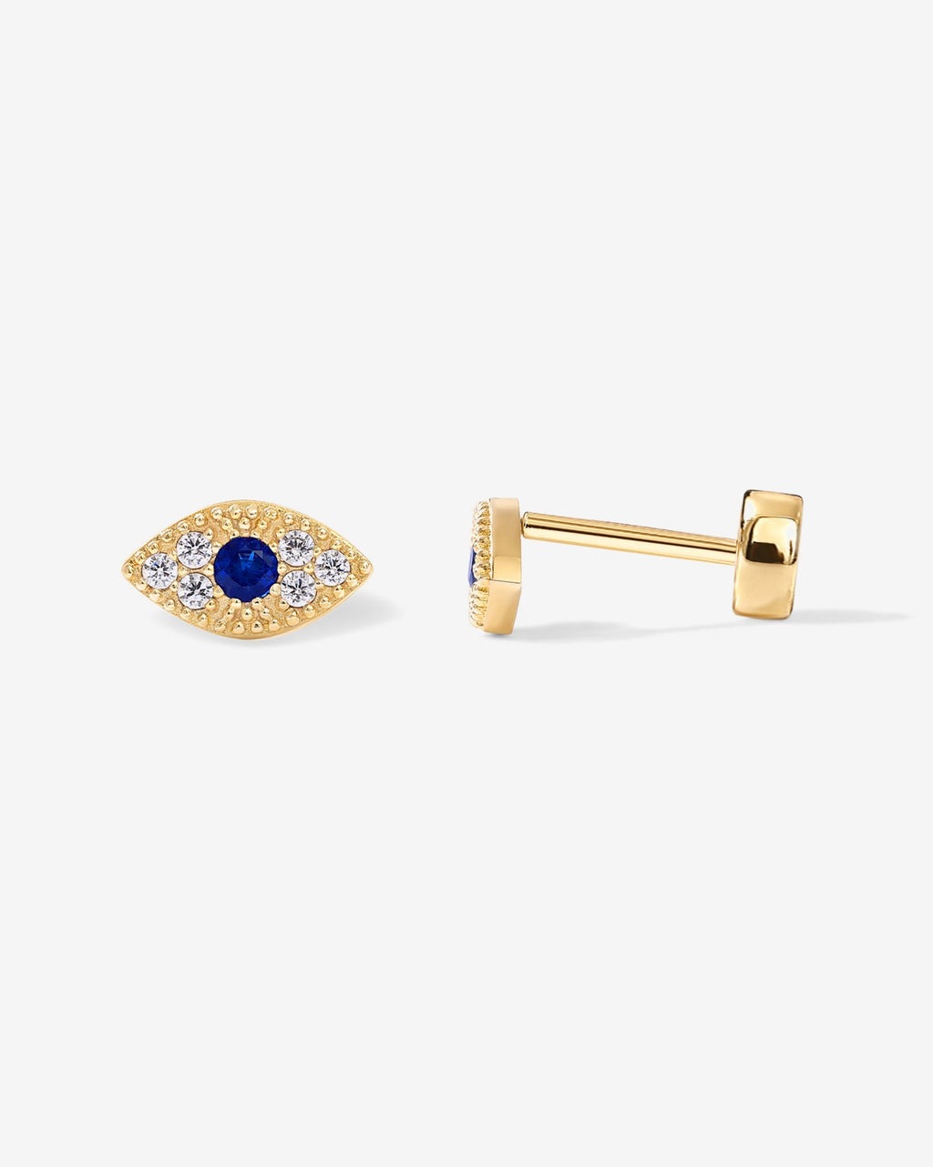 Evil Eye Screw Back Stud