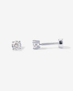 Cubic Zirconia Flat Back Studs