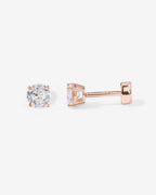 Cubic Zirconia Flat Back Studs