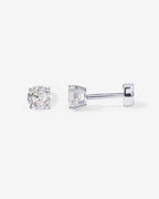 Cubic Zirconia Flat Back Studs