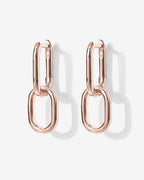 Convertible Paper Clip Link Hoops
