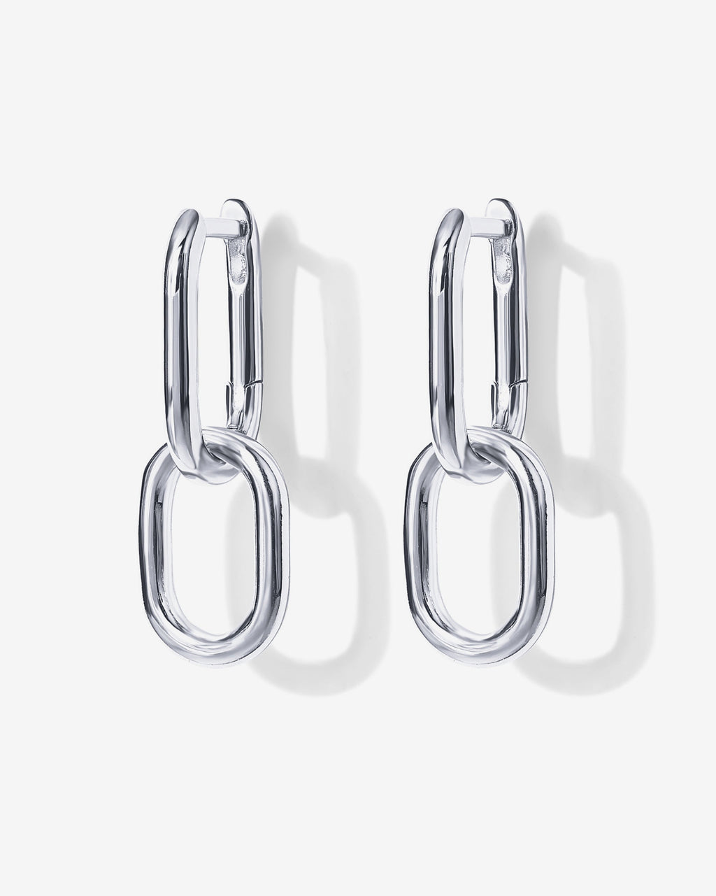 Convertible Paper Clip Link Hoops