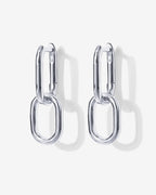 Convertible Paper Clip Link Hoops