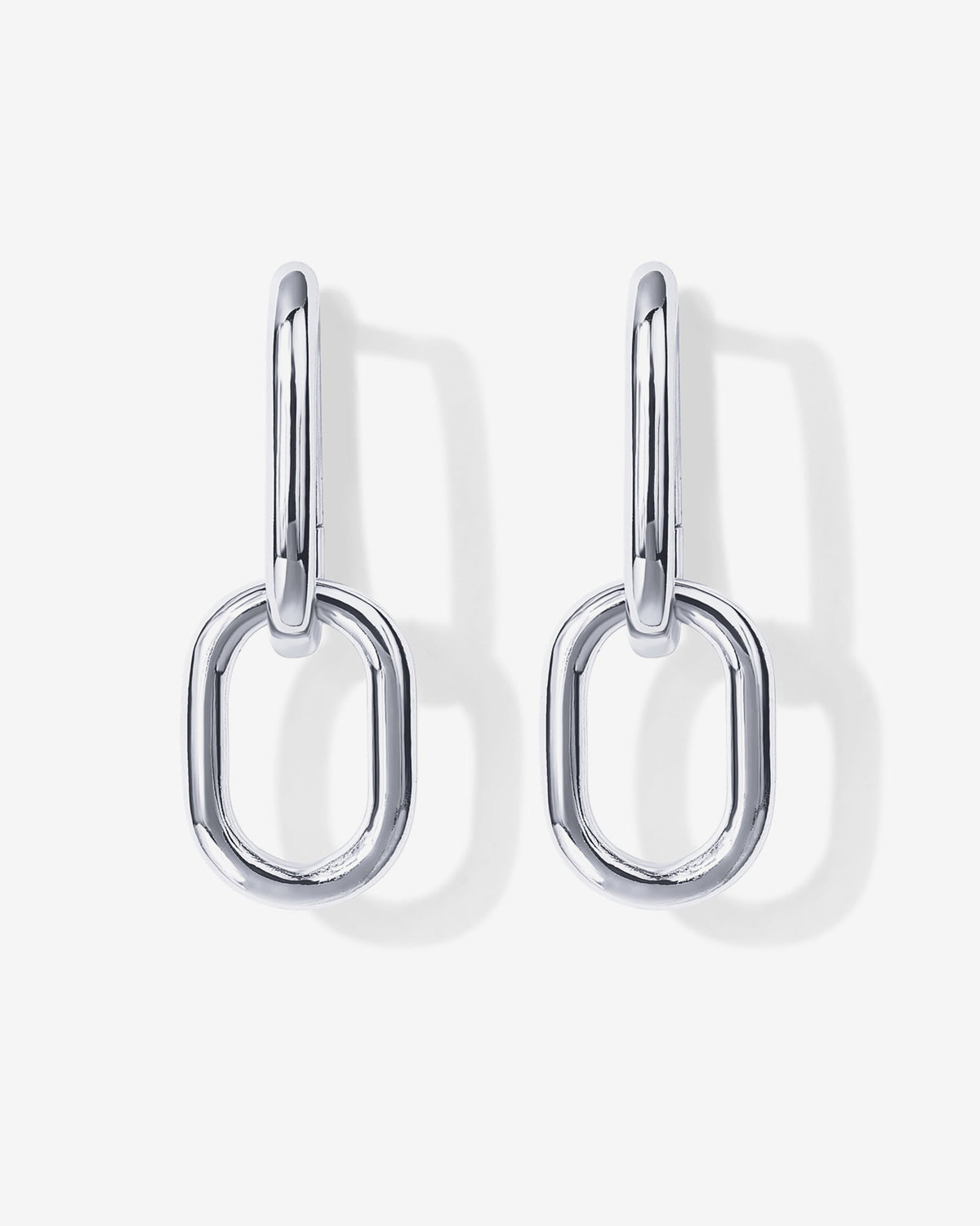 Convertible Paper Clip Link Hoops