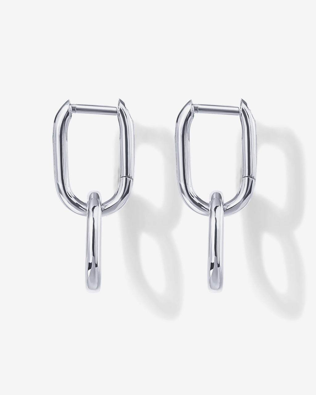Convertible Paper Clip Link Hoops