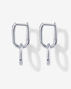 Convertible Paper Clip Link Hoops