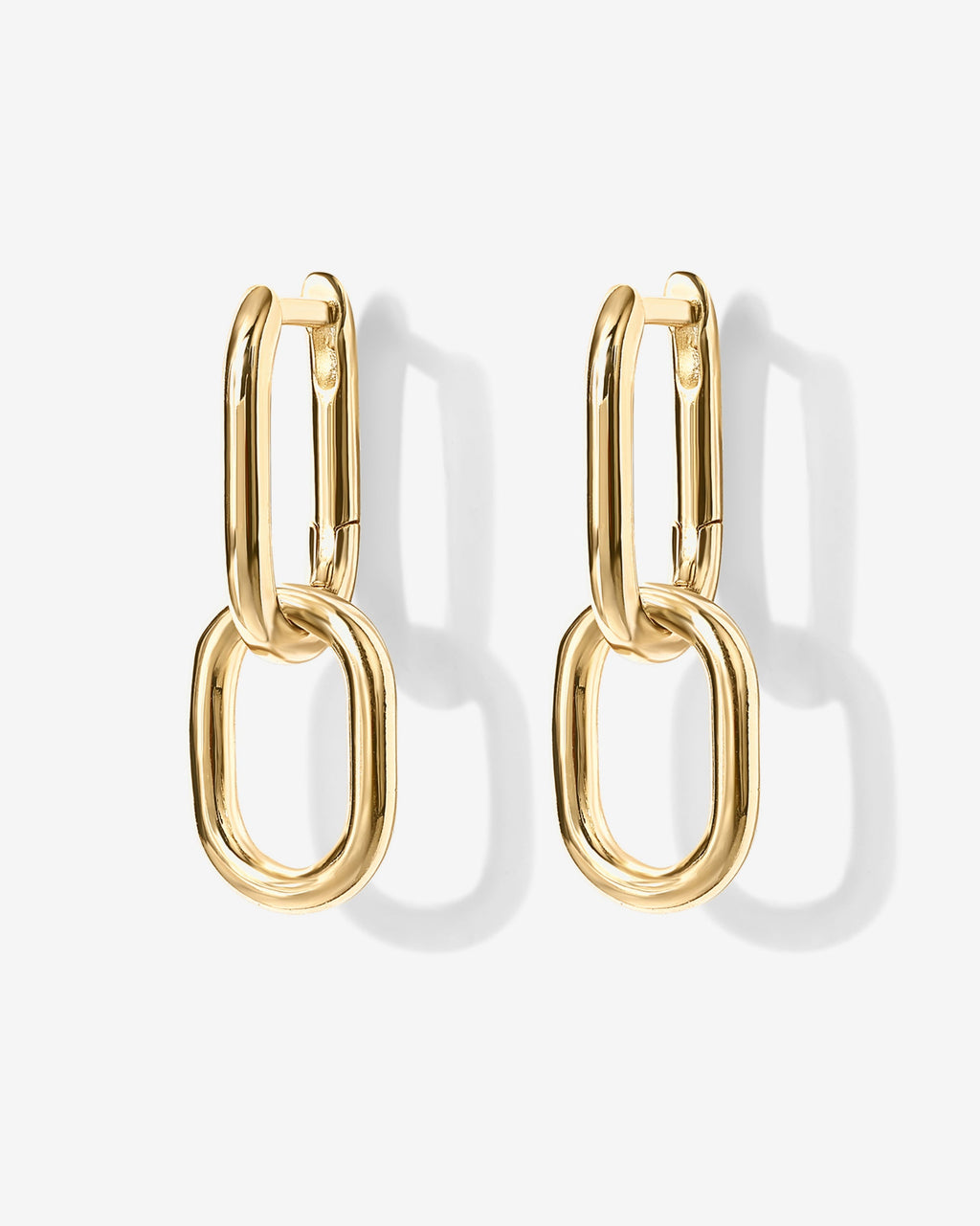 Convertible Paper Clip Link Hoops