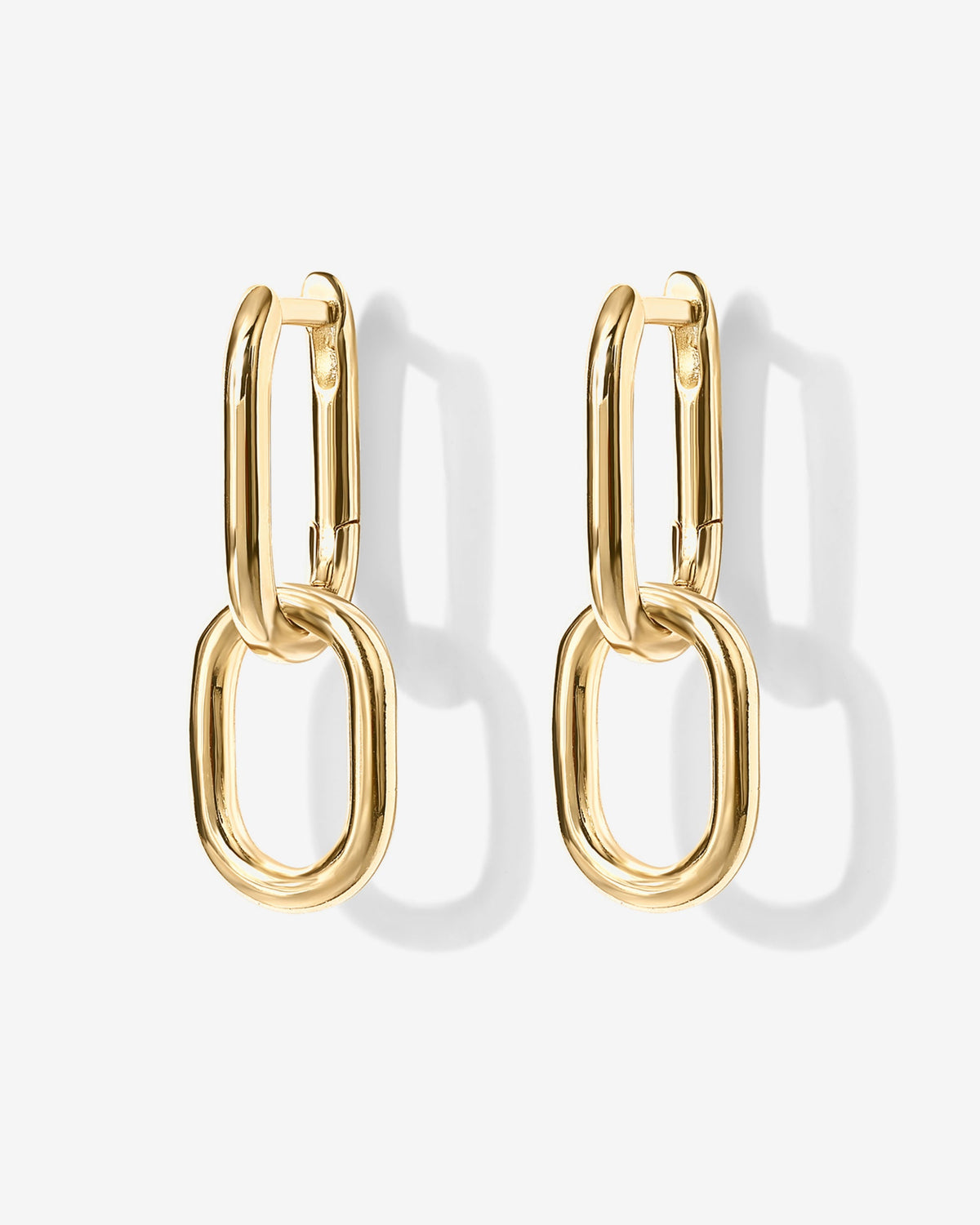 Convertible Paper Clip Link Hoops