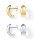 Dome Huggie Earring