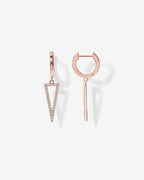 Dangle Huggie Earrings