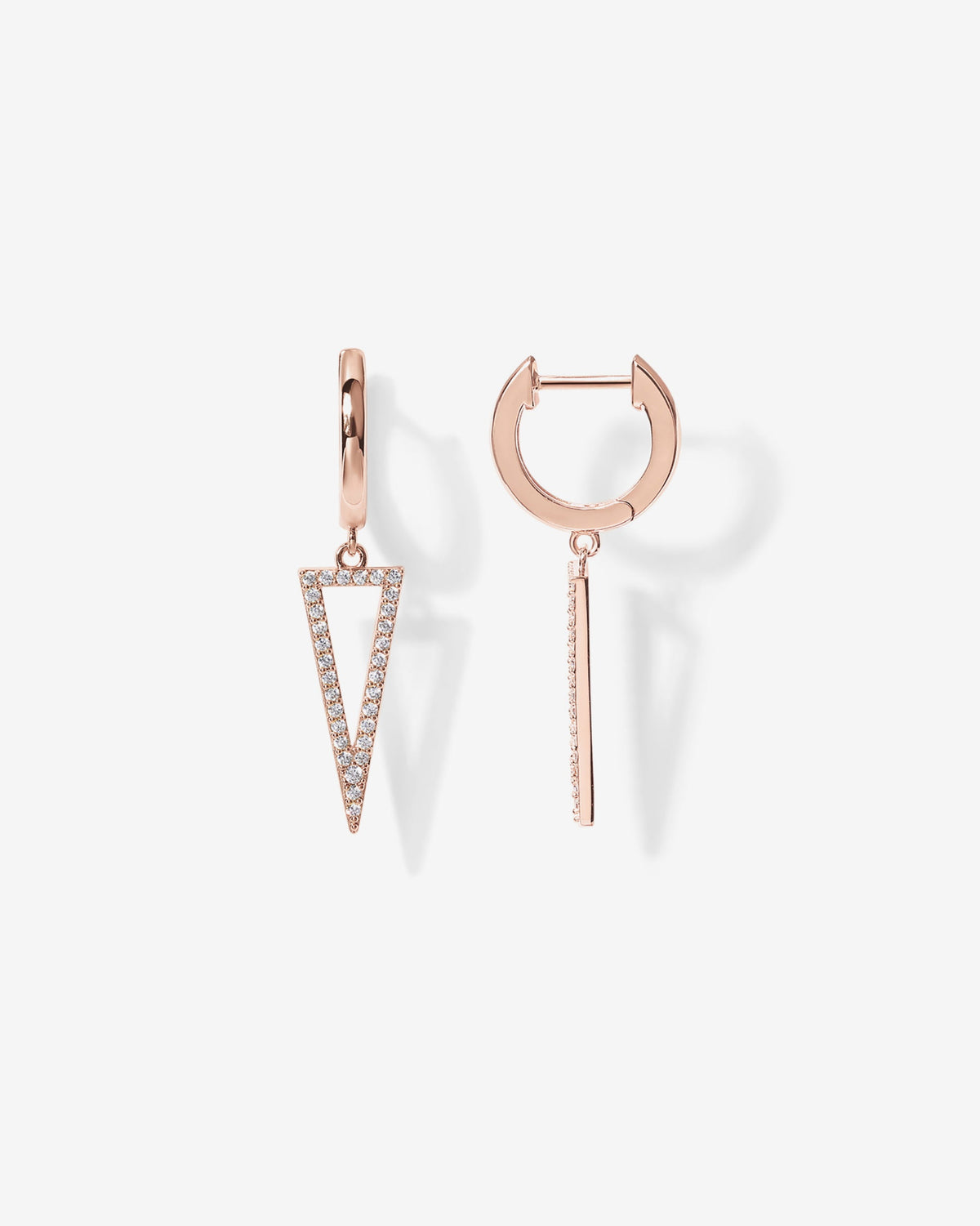 Dangle Huggie Earrings