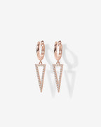 Dangle Huggie Earrings