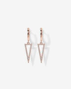 Dangle Huggie Earrings