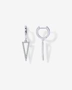 Dangle Huggie Earrings