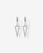 Dangle Huggie Earrings