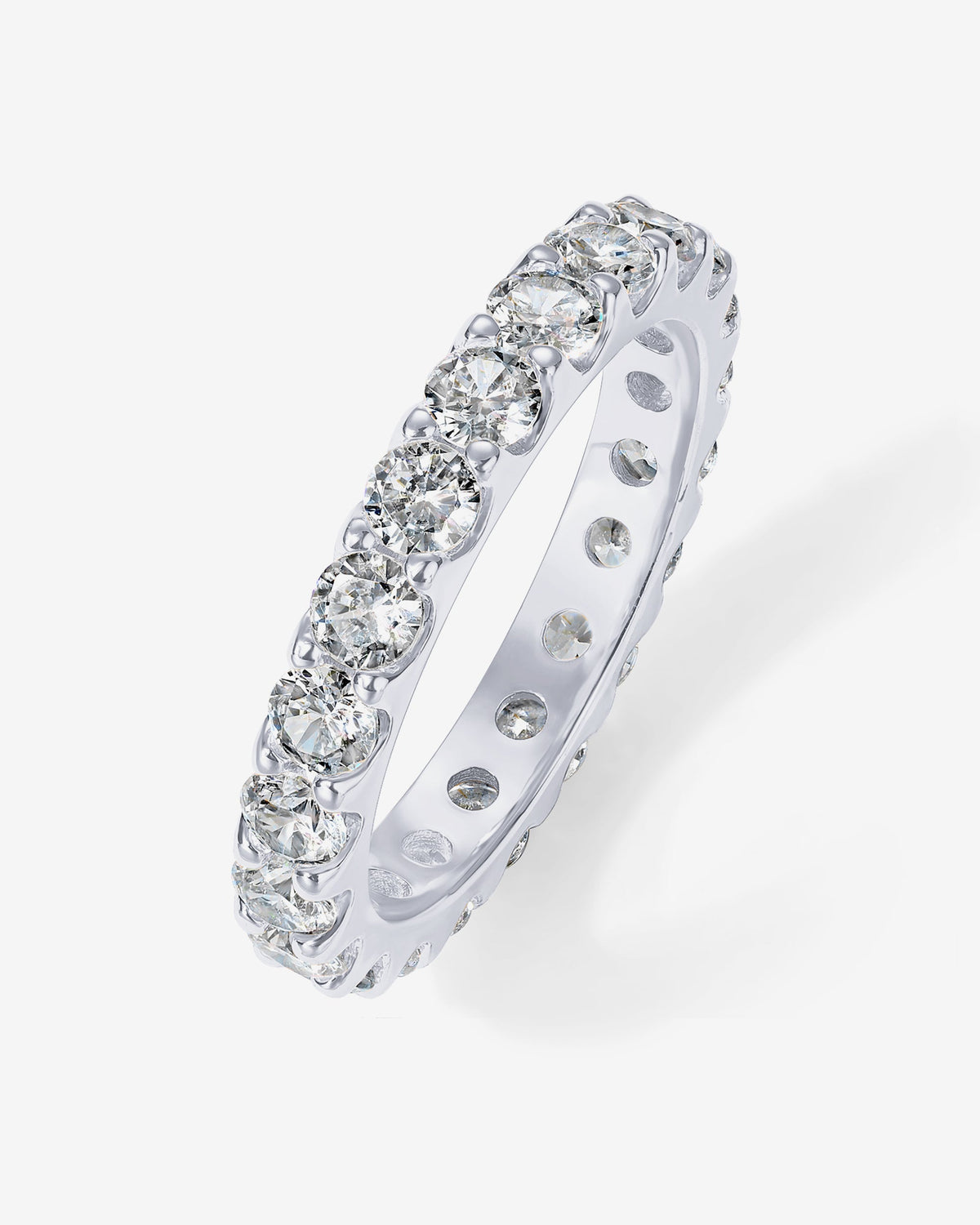 Cubic Zirconia Stackable Eternity Ring