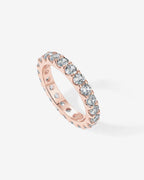 Cubic Zirconia Stackable Eternity Ring