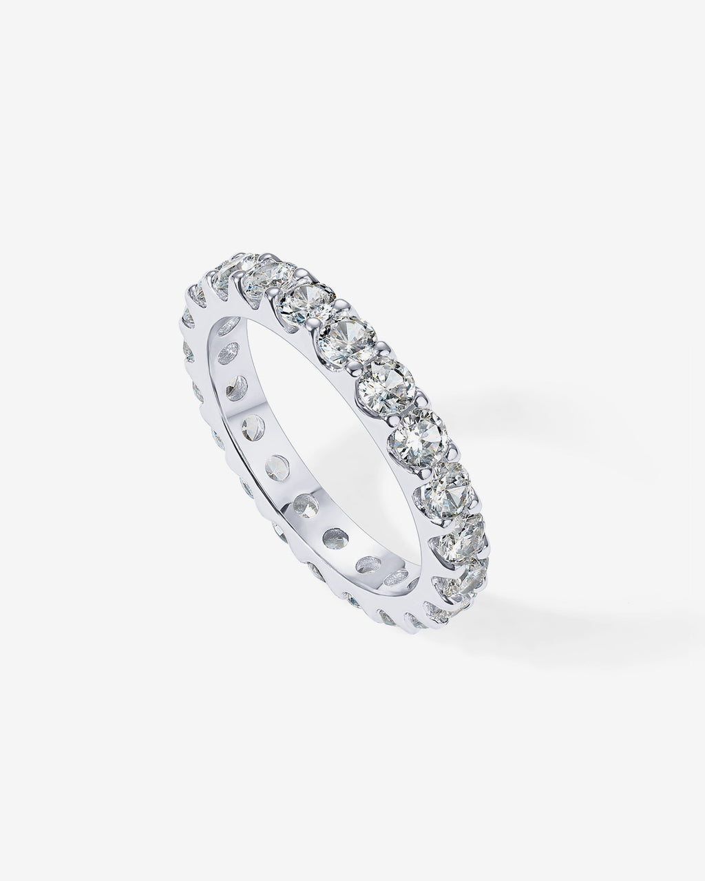 Cubic Zirconia Stackable Eternity Ring