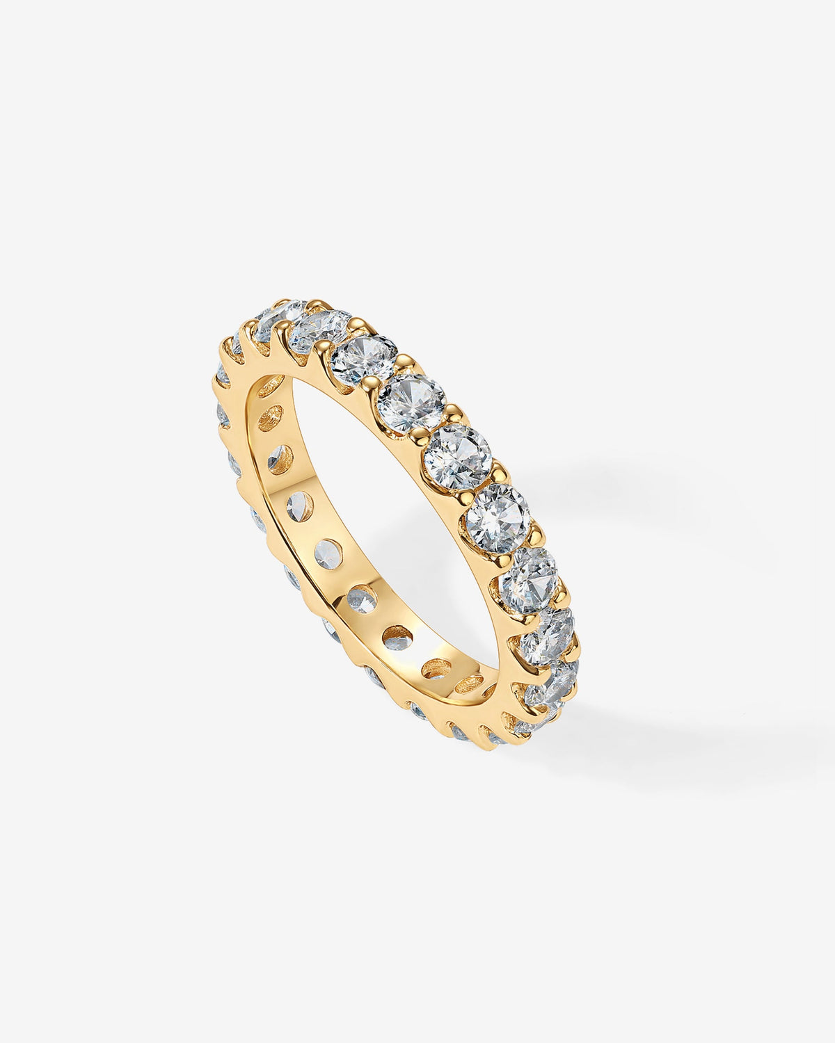Cubic Zirconia Stackable Eternity Ring