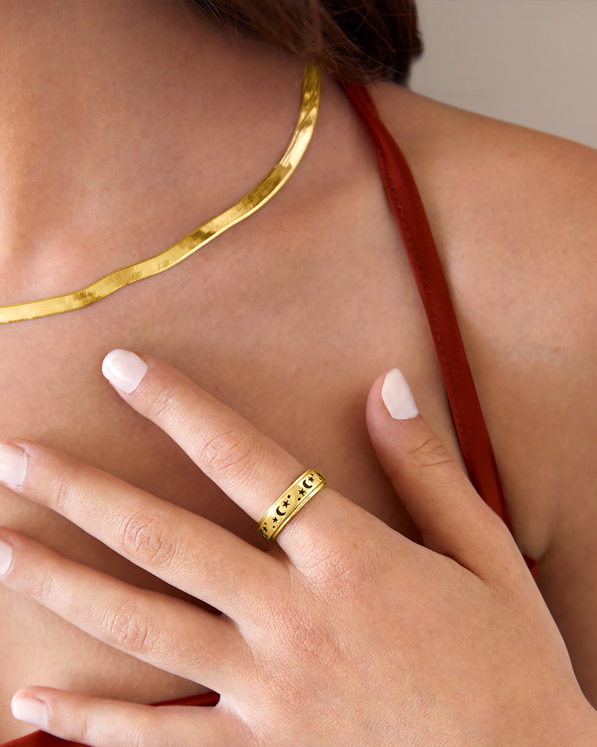 Starry Night Anxiety Ring