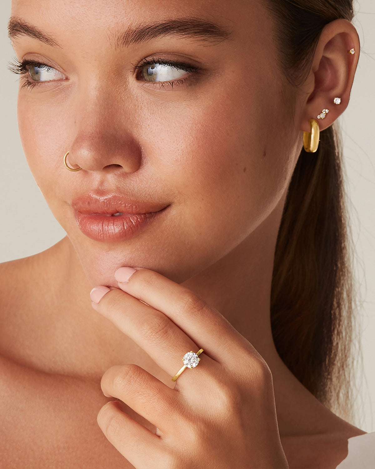 Open Your Heart Engagement Ring