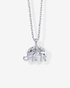 Dainty Elephant Pendant Necklace