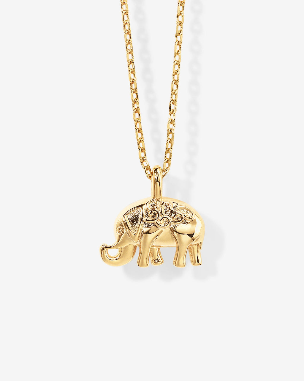 Dainty Elephant Pendant Necklace