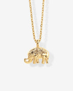 Dainty Elephant Pendant Necklace