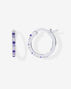 Colored Zia Hoop Earrings