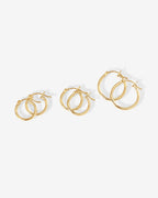 Capri Set Hoop Earrings