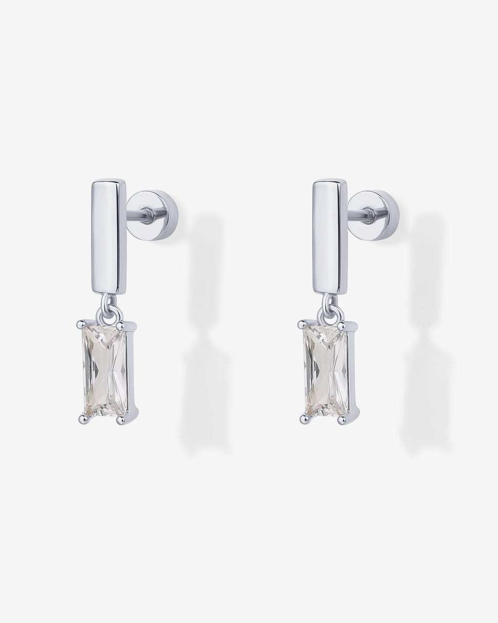 Baguette Dangle Flat Backs
