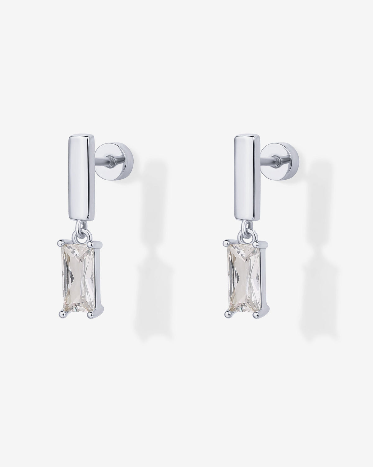 Baguette Dangle Flat Backs