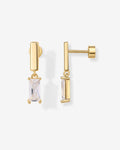 Baguette Dangle Flat Backs