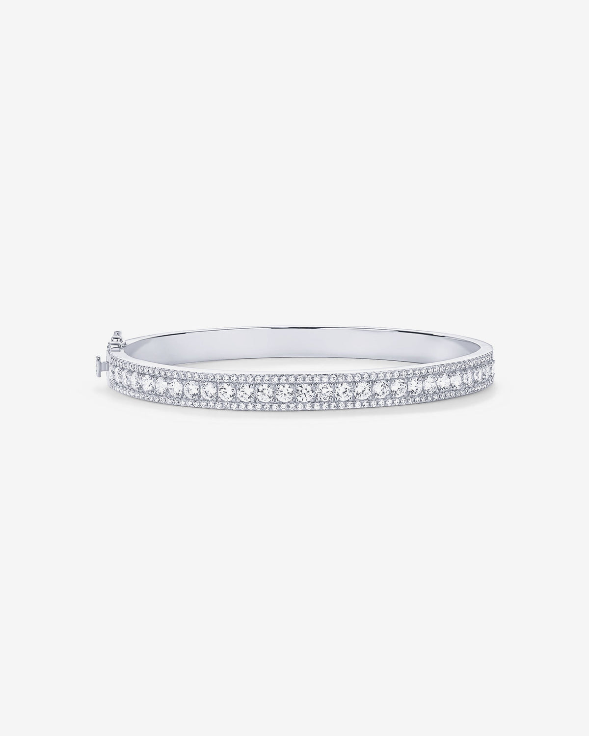Classic Cubic Zirconia Bangle Bracelet