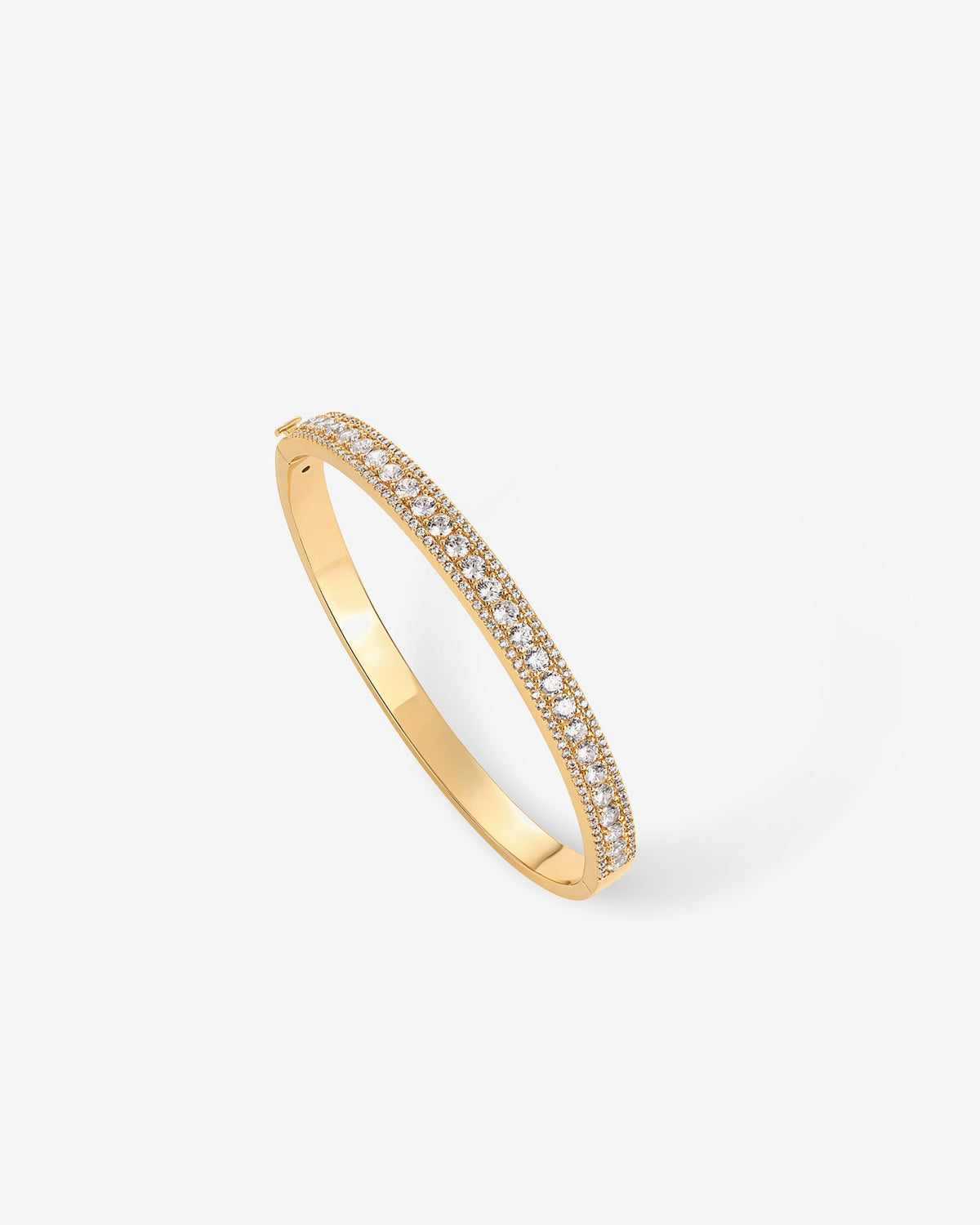 Classic Cubic Zirconia Bangle Bracelet