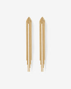 Pyramid Tassel Earrings
