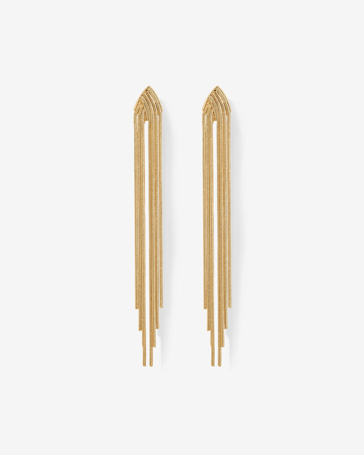 Pyramid Tassel Earrings