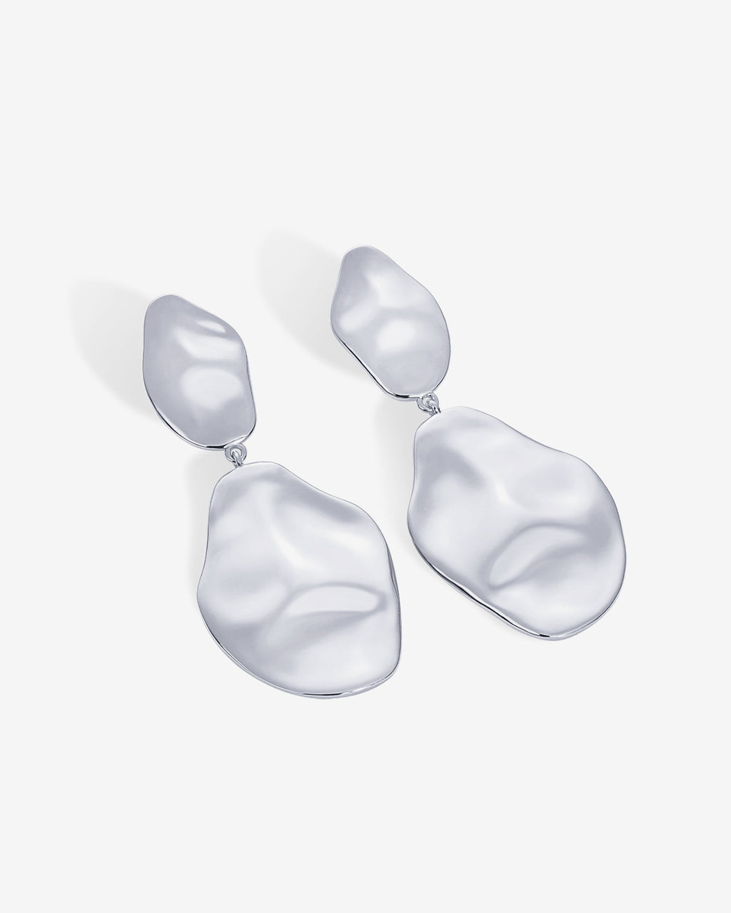 Hammered Teardrop Drop Dangle