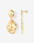 Hammered Teardrop Drop Dangle