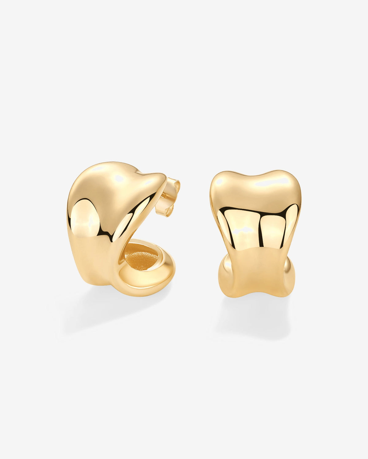 Angel Chunky Hoop Earrings