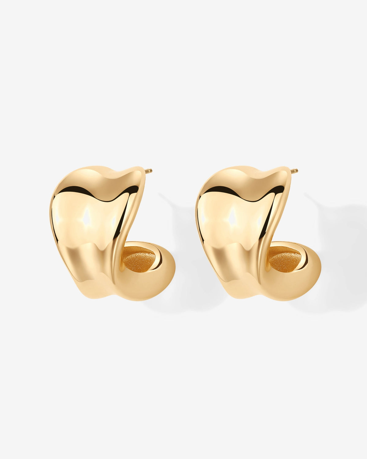 Angel Chunky Hoop Earrings