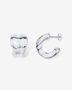 Angel Chunky Hoop Earrings