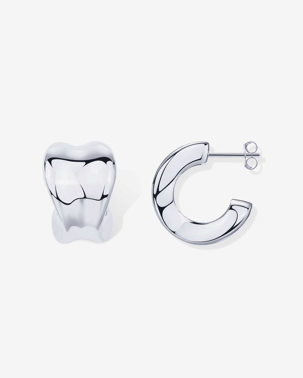 Angel Chunky Hoop Earrings