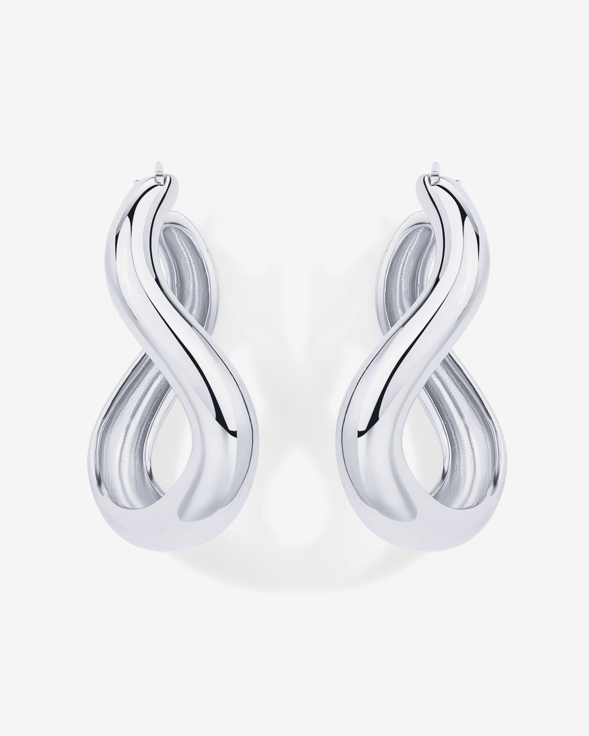 Wavy Statement Hoops