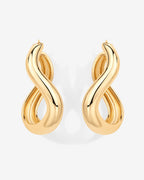 Wavy Statement Hoops